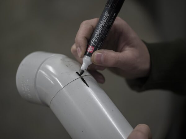 Marker Permapaque dwustronny 1mm i 5,5mm czarny, Sakura - obrazek 2