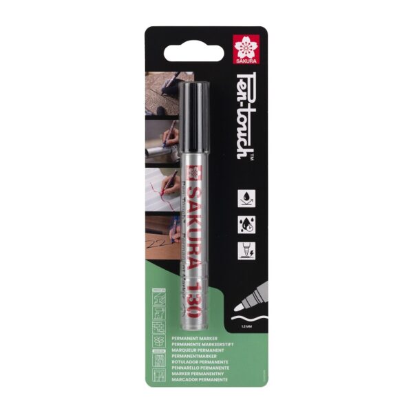 Marker Pen-Touch 130 czarny, Sakura do drewna, metalu, szkła, tektury