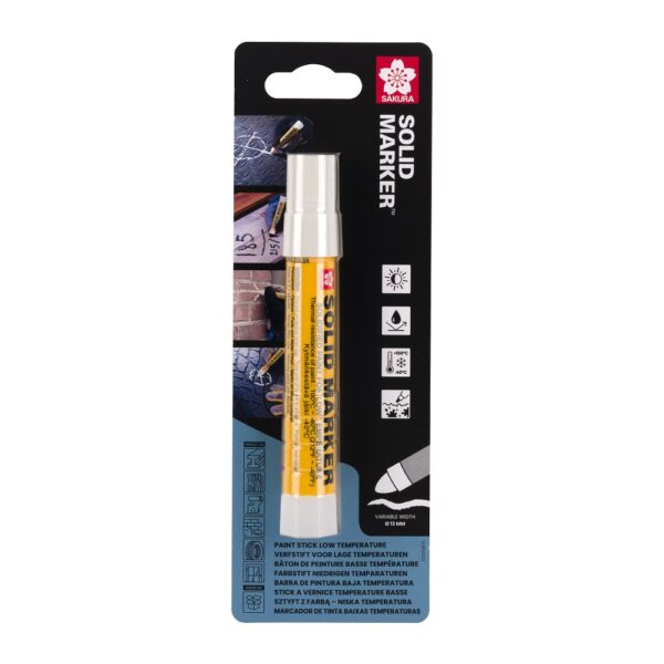 Marker Solid do niskich temperatur - 40°C do każdej powierzchni, biały