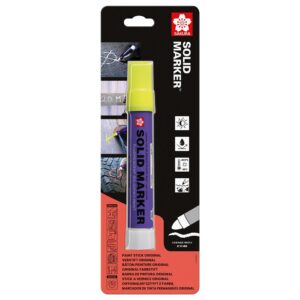 Marker Solid neonowy żółty, Sakura farba do szorstkich i gładkich powierzch